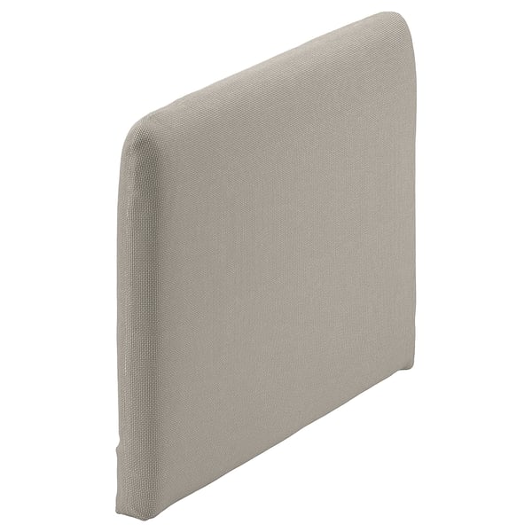 Funda SÖDERHAMN, blanc trencat, tela texturitzada, rectangular amb vores corbes, coixí de sofà.
