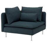 SÖDERHAMN sofà verd verd fosc, disseny modern, còmode amb funda extraïble.
