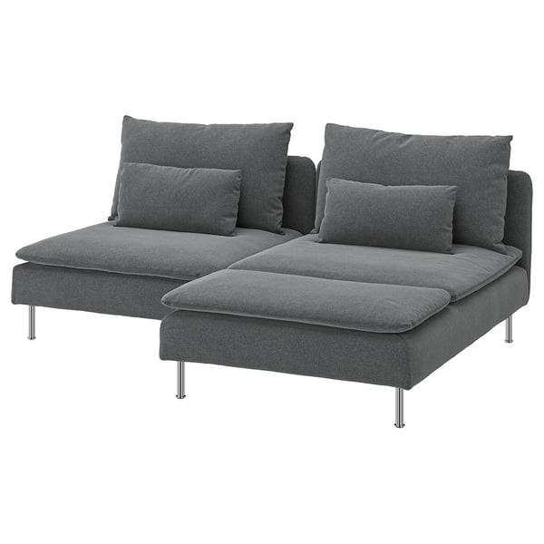SÖDERHAMN So2+chaise longue, Johanneshov gris fosc