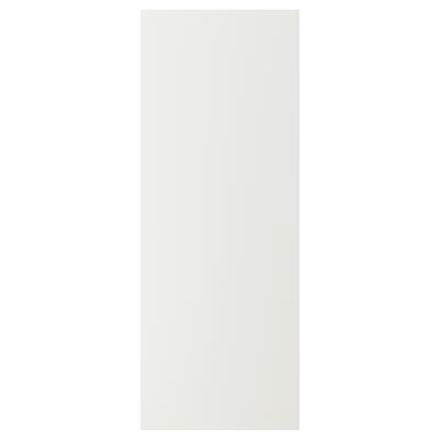 Panell rectangular blanc, part de la sèrie STENSUND, fabricat amb pintura acrílica i tauler de fibra.