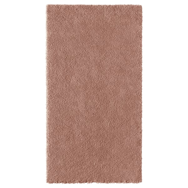 STOENSE Catifa, pèl curt, rosa clar, 80x150 cm