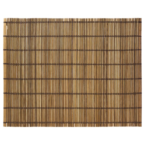 STYLTSNÄPPA estora de bambú, textura natural, rectangular, teixida.