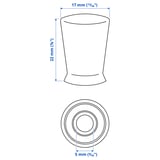Il·lustració amb mesures del producte: TÄRNESTAD.