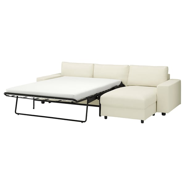 VIMLE Sofà llit 3 places+chaise longue, amb braços amples/Johanneshov os