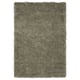 Catifa peluda grisa VOLLERSLEV, textura suau, forma rectangular.