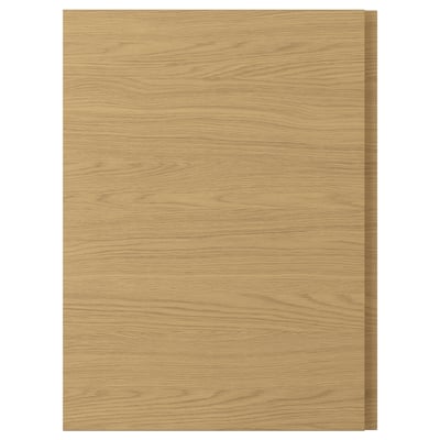 VOXTORP Porta, efecte roure agafador vertical, 60x80 cm