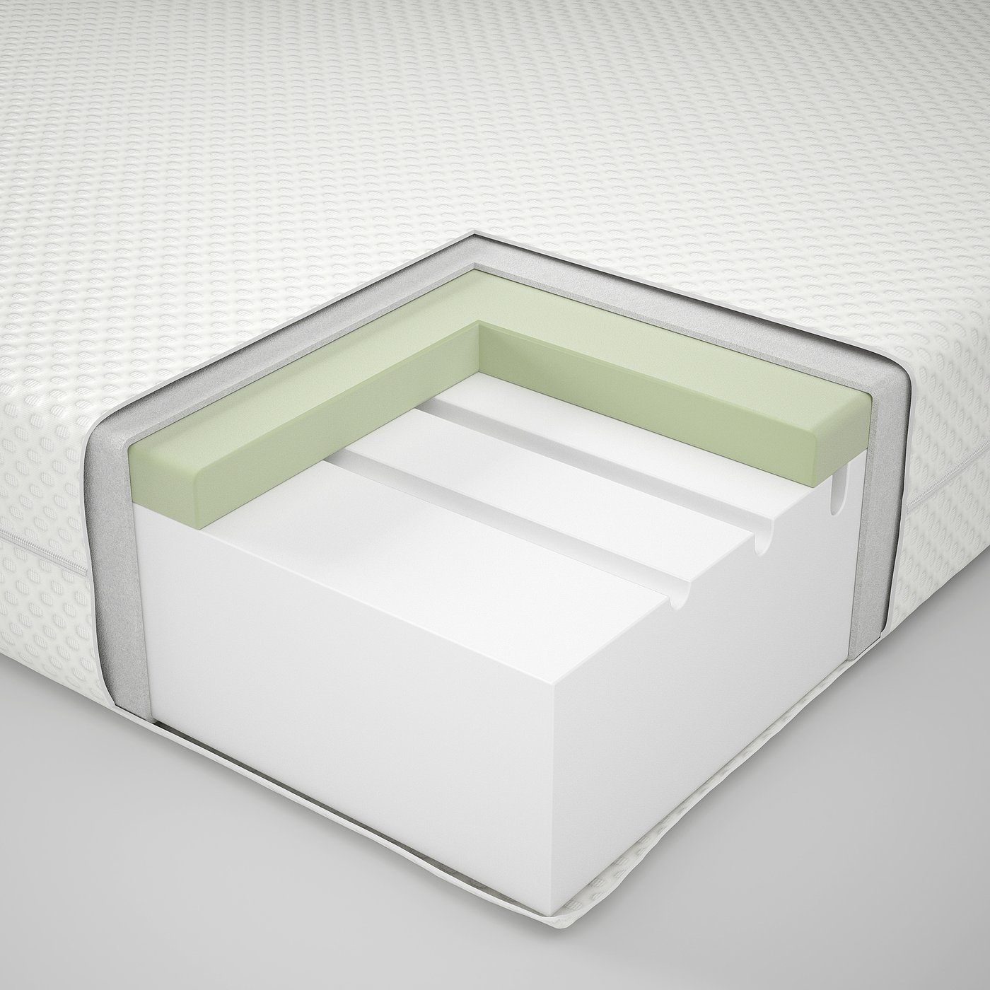 ÅBYGDA foam mattress, firm/white, 160x200 cm - IKEA Spain