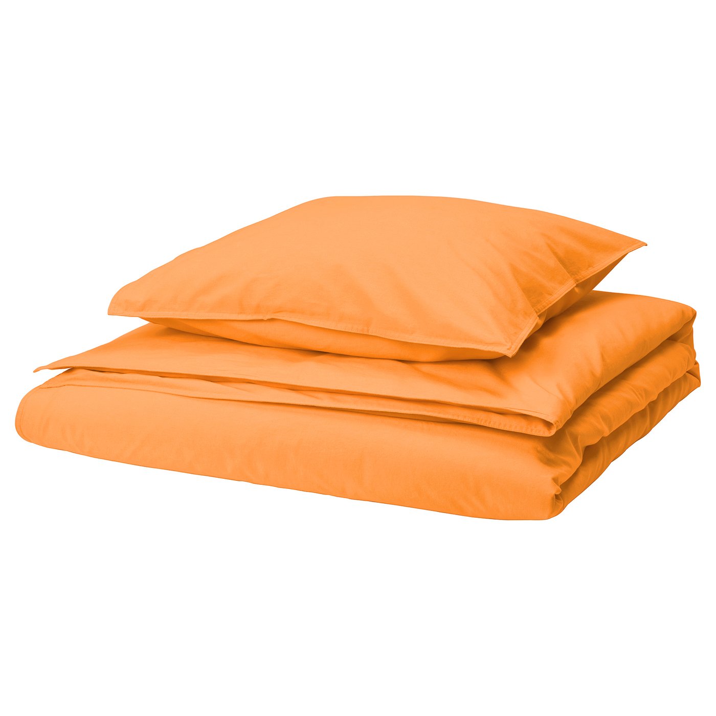ÄNGSLILJA duvet cover and pillowcase, orange, 150x200/50x60 cm IKEA Spain