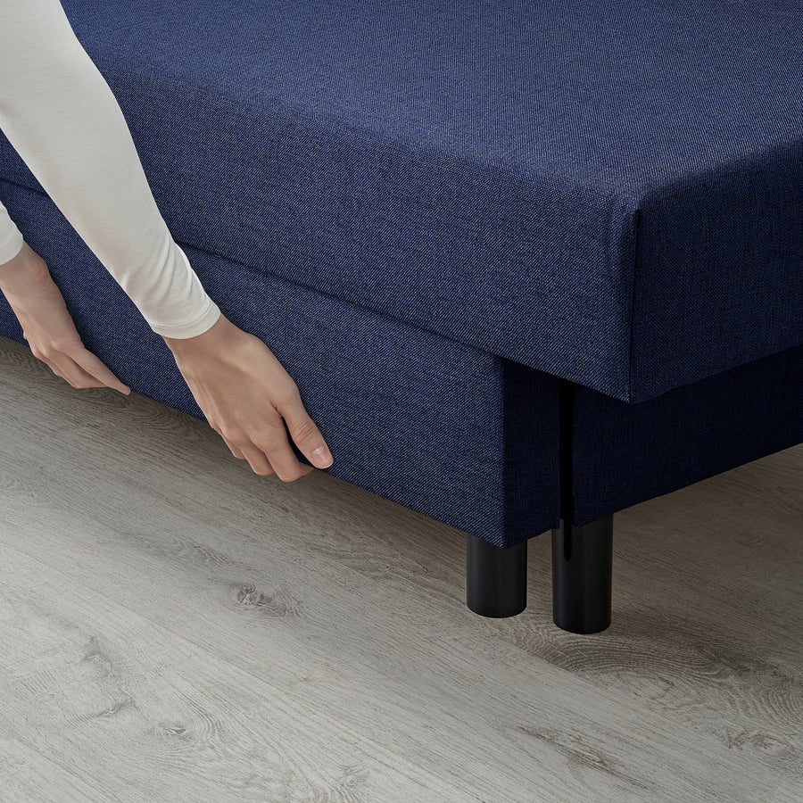 ASARUM 3seat sofabed, Dark blue IKEA Spain