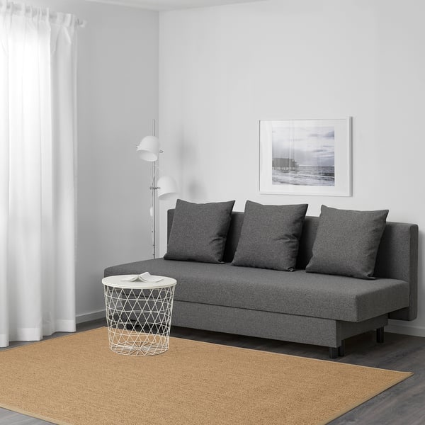 ASARUM Threeseat sofabed, Grey IKEA Spain