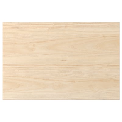 ASKERSUND light wood grain drawer front, rectangular with smooth finish.