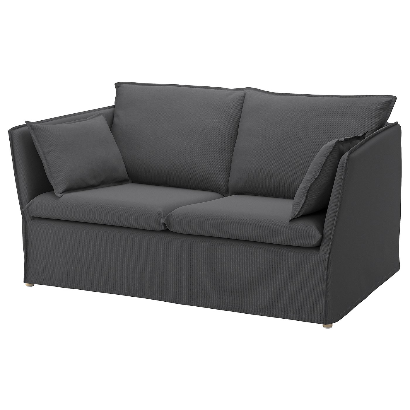 BACKSÄLEN 2-seat sofa, Hallarp grey - IKEA Spain