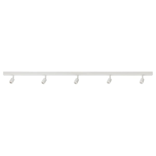 Skelne Afgørelse forpligtelse BÄVE LED ceiling track, 5-spots, white - IKEA Spain