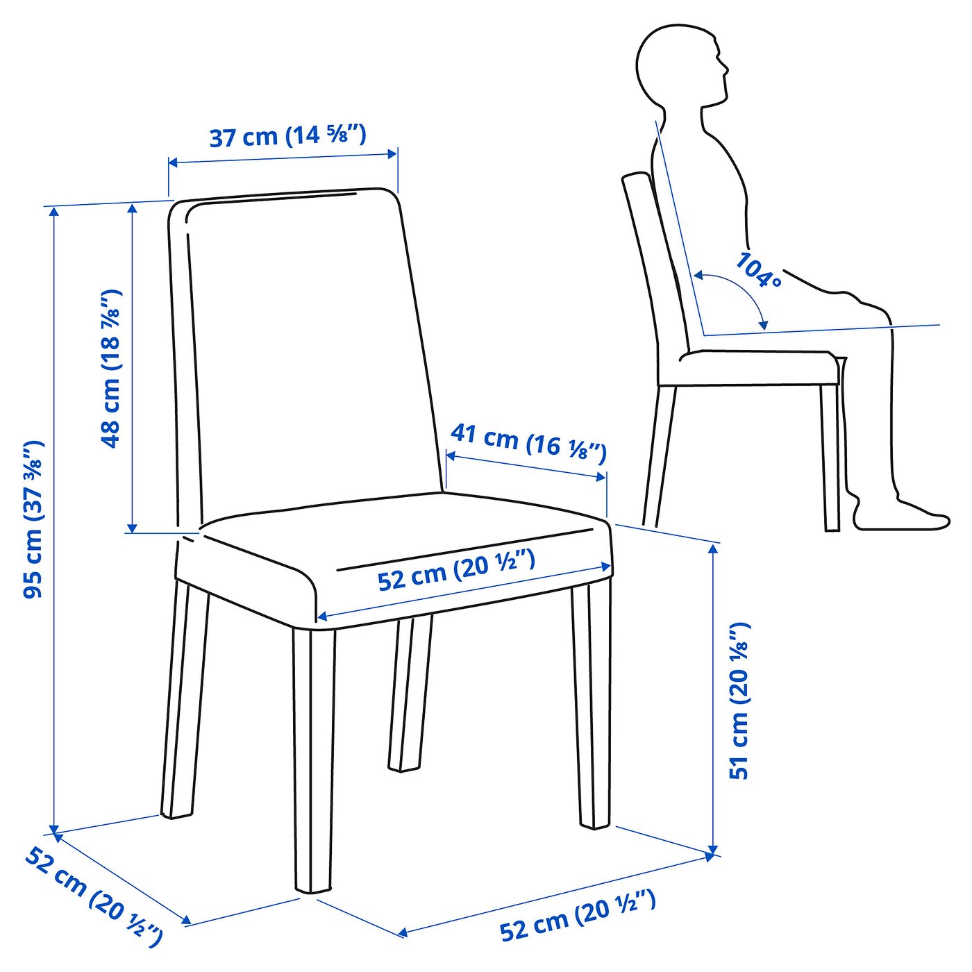 Bergmund Chair Gunnared Medium Grey Ikea