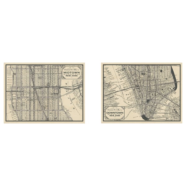 Bild Poster Manhattan Maps Ikea