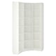 BILLY Bookcase combination/crnr solution, white, 95/95x28x202 cm