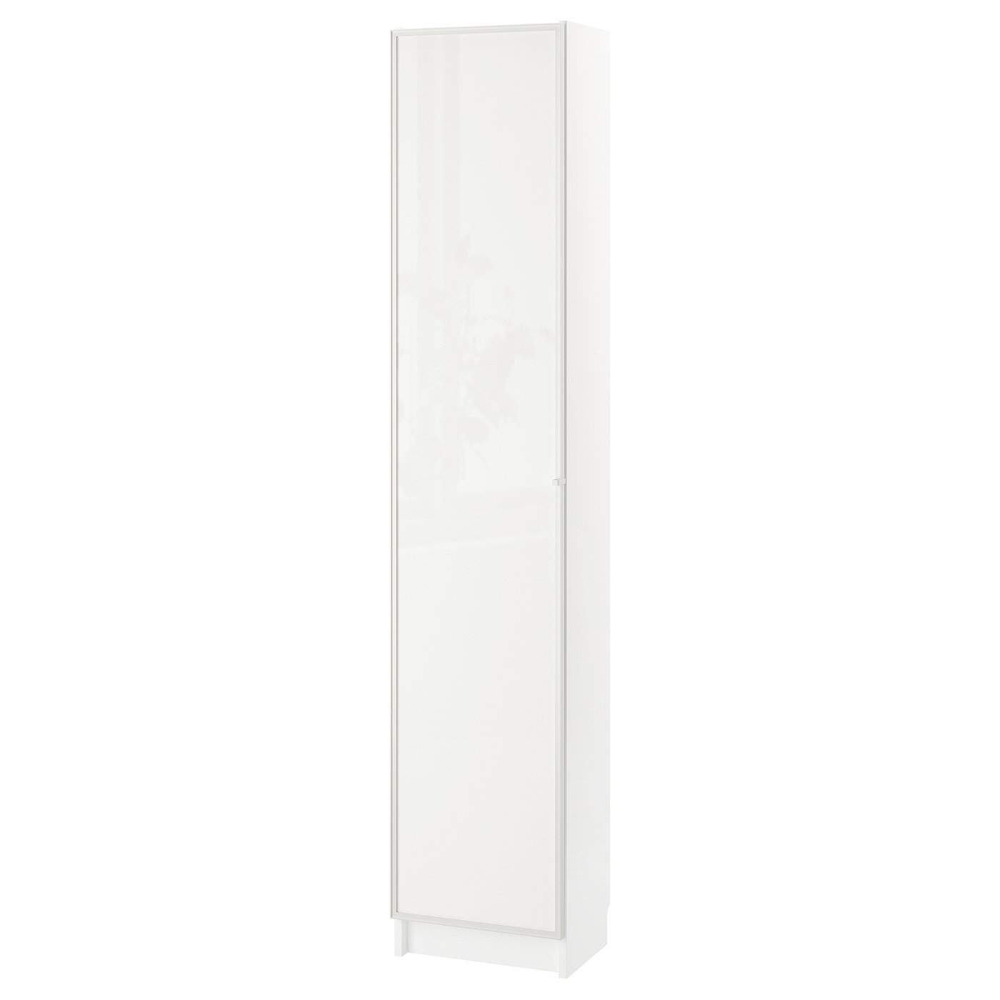 BILLY / HÖGBO bookcase combination w glass doors, white, 40x30x202 cm IKEA Spain