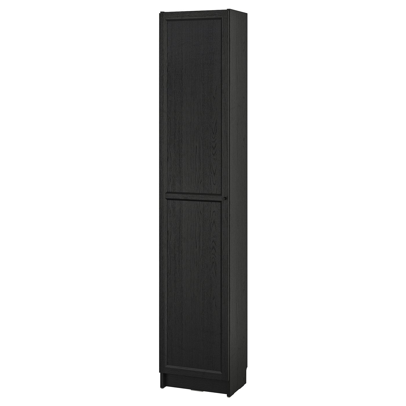 BILLY / OXBERG bookcase with doors, black oak effect, 40x30x202 cm IKEA Spain