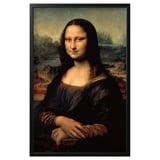 Framed BJÖRKSTA picture - black, portraiture, world-famous artwork.
