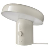 BLOMPRAKT lamp, white, modern design, adjustable light, ac power.