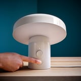 BLOMPRAKT Bluetooth speaker lamp, beige