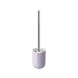 EKOLN toilet brush, lavender, with smooth curves, a metal handle, and replaceable brush head.