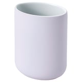 EKOLN, light lavender toothbrush holder, stoneware, rounded, smooth design.