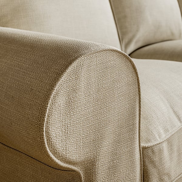 EKTORP 2-seat sofa, Hemmesta light beige