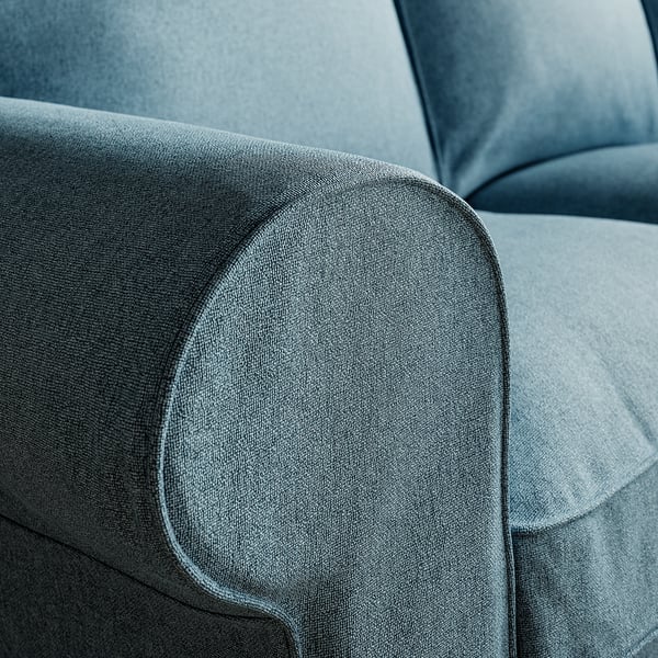 EKTORP 2-seat sofa, Naggen grey-blue
