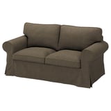 EKTORP Cover for 2-seat sofa, Kilanda grey-brown