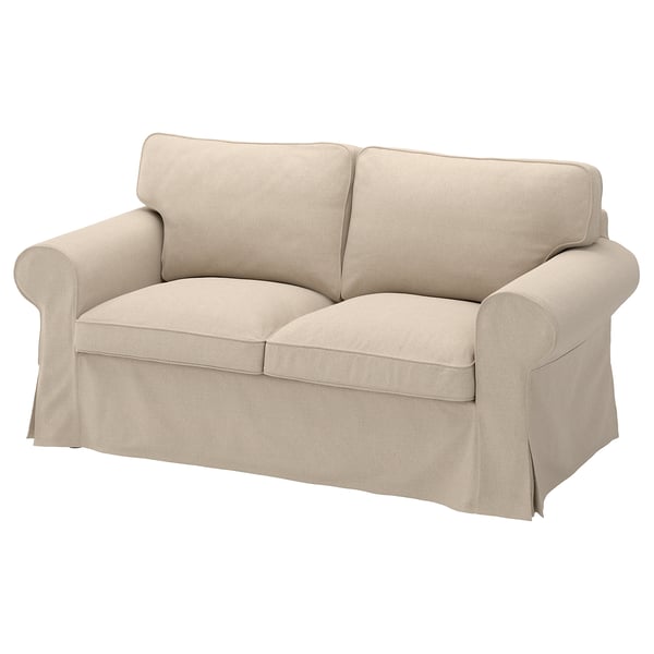 EKTORP Cover for 2-seat sofa, Naggen beige