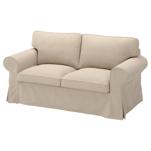 EKTORP Cover for 2-seat sofa, Naggen beige