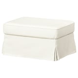EKTORP Cover for footstool, Blekinge white