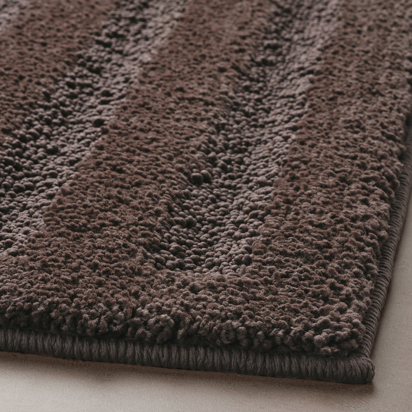 EMTEN Bath mat dark brown IKEA