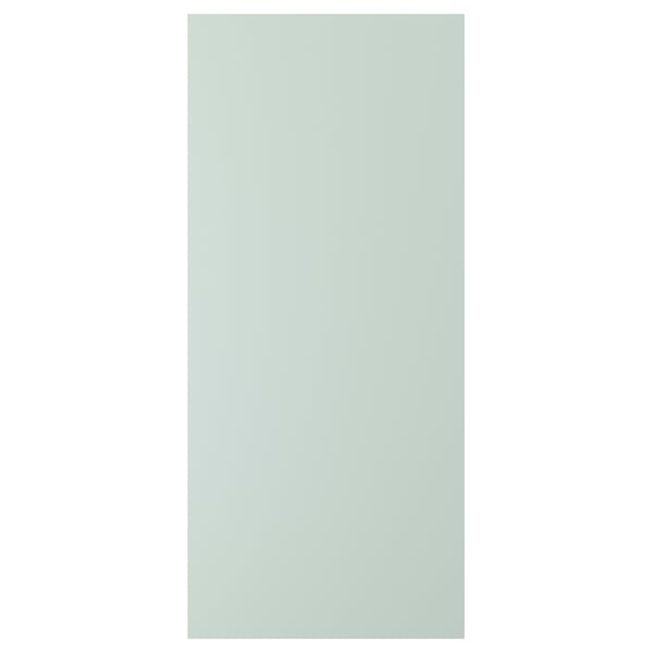 A rectangular ENHET cabinet in a light green color. Its an elegant and simple design with smooth, practical surfaces.