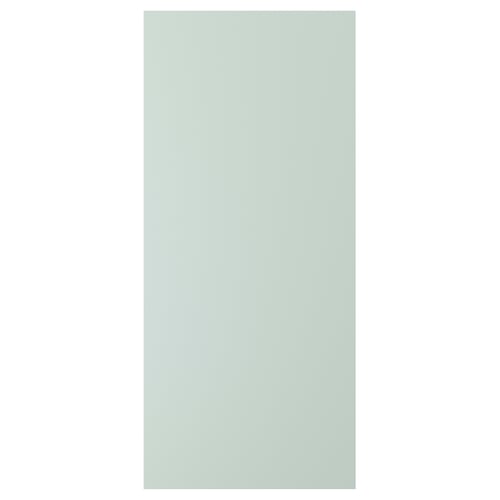 A rectangular ENHET cabinet in a light green colour. Its an elegant and simple design with smooth, practical surfaces.