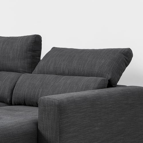 ESKILSTUNA 3seat sofa with chaise longue, Hillared anthracite IKEA Spain