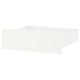 Option: FONNES white drawer unit; sleek modern design, rectangular shape; steel and particleboard construction.