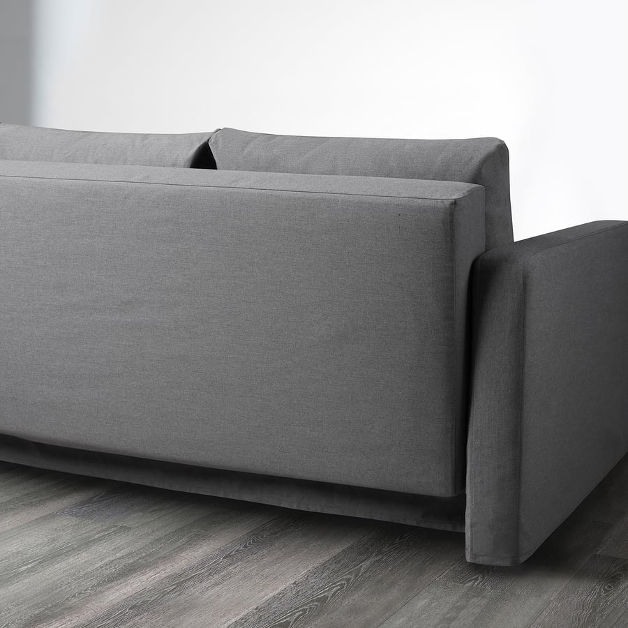 FRIHETEN Protective cover for sofabed Vissle grey IKEA