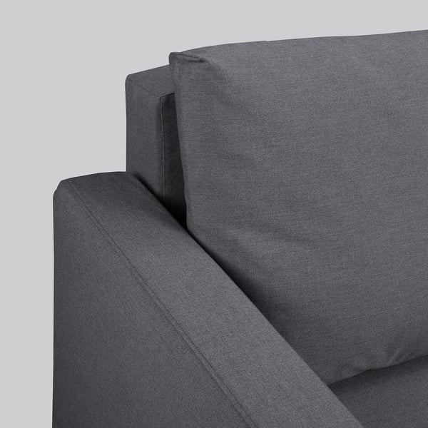 FRIHETEN Protective cover for sofabed Vissle grey IKEA