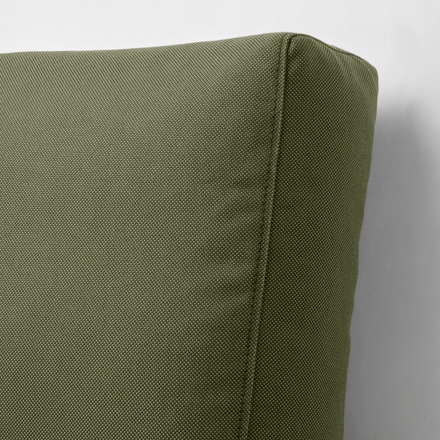 FRÖSÖN/DUVHOLMEN back cushion, outdoor, dark beigegreen, 62x44 cm