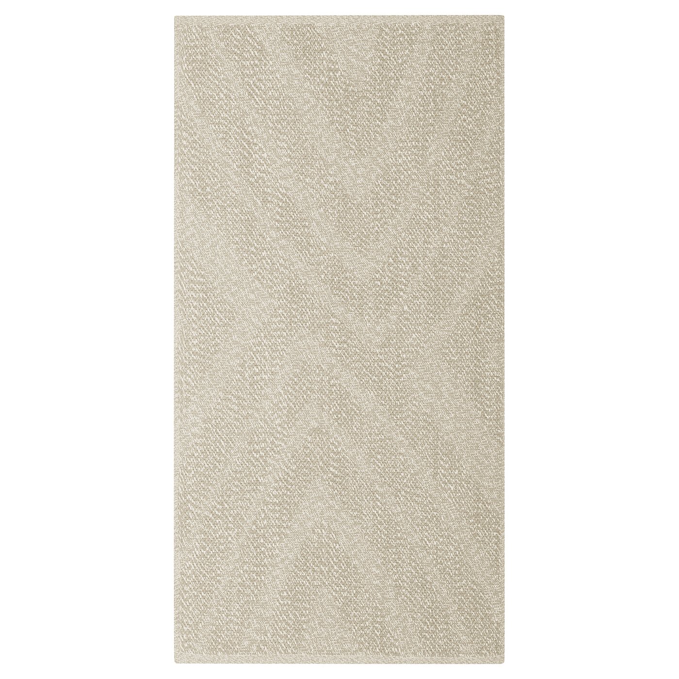 FULLMAKT rug flatwoven, in/outdoor, beige/mélange, 80x150 cm