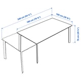 Illustration with measurements for the product: GILLANDA.