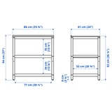 Illustration with measurements for the product: GRILLSKÄR.