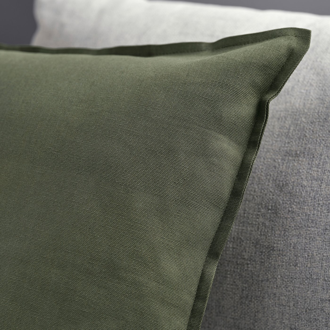 GURLI cushion cover, deep green, 50x50 cm - IKEA Spain