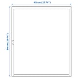 Illustration with measurements for the product: HÄLLAN.