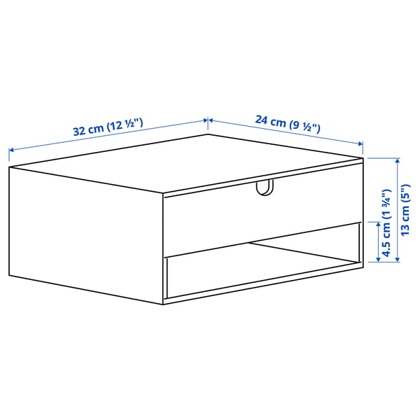 Illustration with measurements for the product: HÄSTVISKARE.