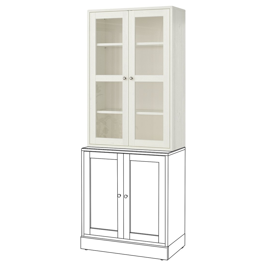 HAVSTA Glassdoor white IKEA