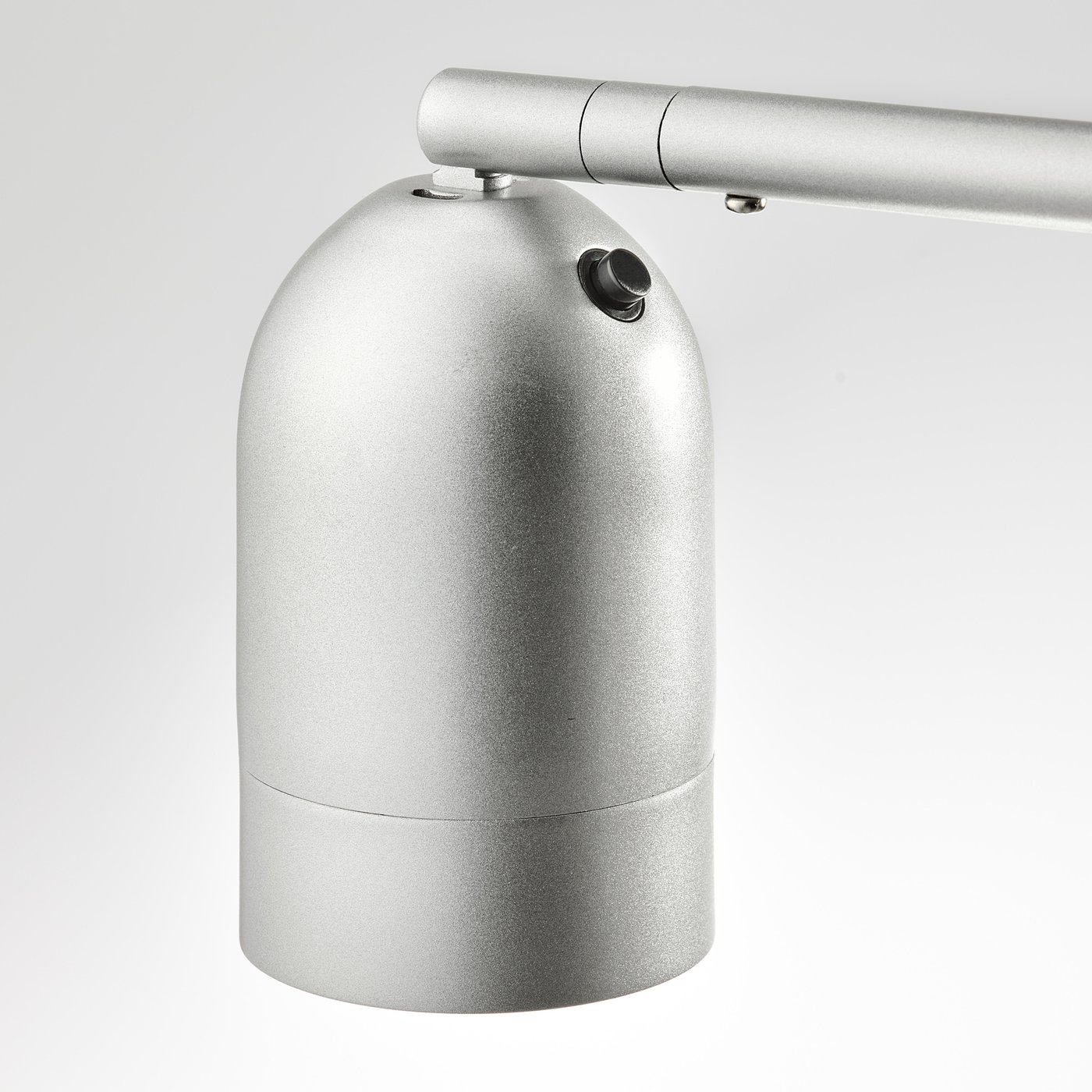 HEKTOGRAM floor uplighter/reading lamp, silver-colour/white - IKEA