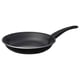 Option: Black HEMLAGAD frying pan, round, non-stick, with long black handle.